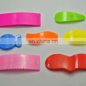Wholesale Mix Color Assorted Plastic Coated Baby Bow Snap Hair Clips thumbnail-3