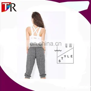 Running Cloth Women Fashion Summer Autumn Grey Polyester Fitness And Casual Sport Pants thumbnail-3