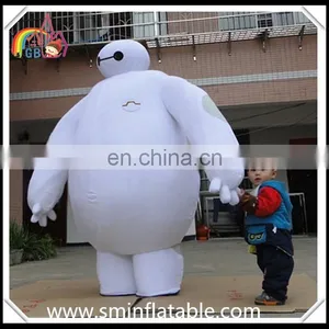 Hot! Baymax Mascot Costume, Fur Inflatable Robot Cartoon Costume thumbnail-2