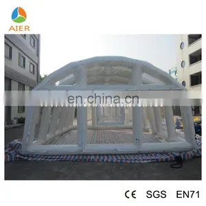 White Pvc Inflatable Canvas Tent, Inflatable Plato PVC Canvas Tent thumbnail-2