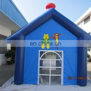 Inflatable Bule House,cartoon Home for Sale thumbnail-4