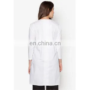 New Arrival Side Slit Tunic With Leather Cord Fashion Long Sleeve Muslim Top thumbnail-4