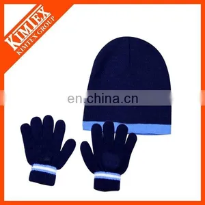 Cashmere Knit Scarf Glove and Hat Set thumbnail-1