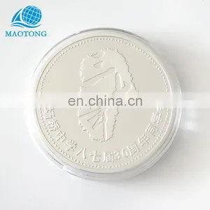 Custom Made Cheap Price Metal Pure Silver Souvenir Coins thumbnail-6