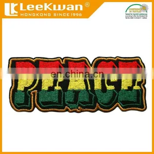 Iron on Hippie Peace Fingers Clothing Patches, Iron Peace Clothing Patches, Clothing Patches thumbnail-5