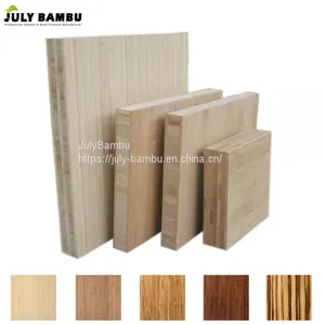Indoor Used Vertical Laminated Bamboo Plywood 5 Ply Cross Bamboo Timber thumbnail-1