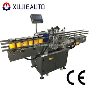 Automatic Food Cans Adhesive Sticker Round Labeling Machine thumbnail-1