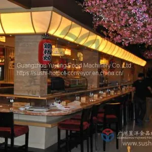 Stainless Steel Conveyor Belt for Sushi, Hot Pot Conveyor System of Factory: Michaeldeng@gdyuyang.com thumbnail-3