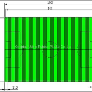 50mm Green Artificial Football Grass thumbnail-2