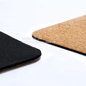 Eco-friendly Non-slip Natural Cork Rubber Yoga Mat thumbnail-3