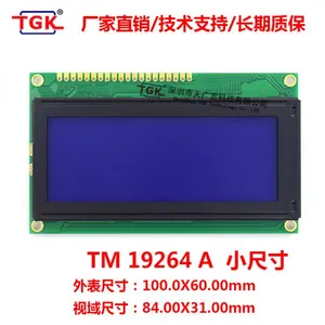 Lcd 192X64 Display TM19264A Industrial Monochrome Lower Interface Lcd 19264 Character 100X60mm Display Module Lcd 192X64 Display Screen 19264 Lcd Module thumbnail-1