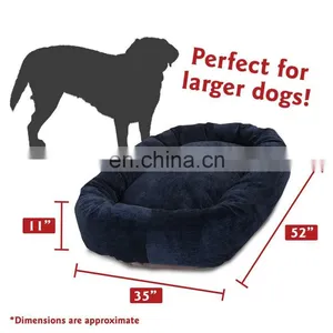 Luxury Dog Bed Soft Velvet Pet Bed Pets Products Washable and Removable Cover For Dog and Cat thumbnail-6