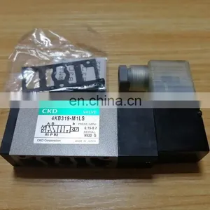 Hot Sales CKD 5/2 Way Solenoid Valve 4KB319-00-M1LS-DC24V thumbnail-1