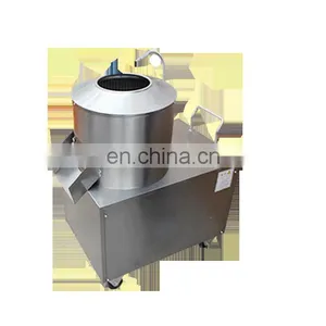 YQ-450 Update Red Sand Inner Coating 220/380v 2200w Carrot Potato Ginger Onion Garlic Skin Removing Machine Price For Sale thumbnail-2