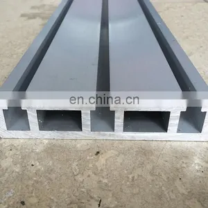 Extruded Metal Slide Parts Aluminium Double U Profile thumbnail-3