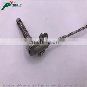 L Shape Probe K Type Pressure Spring Fixed Thermocouple /temperature Sensor thumbnail-4