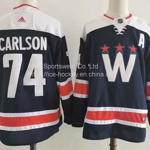 Washington Capitals #74 Carlson Navy Jersey thumbnail-1