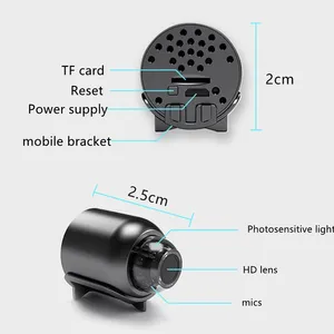 M5 1080P Full HD Wifi Human Detection Night Vision Cylinder Cute Pig Mini Hidden Camera thumbnail-2