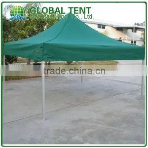Steel Folding Marquee Trade Show Tent Frame 3x3m ( 10ft X 10ft),30mm, With Green Canopy & Valance(Unprinted) thumbnail-1
