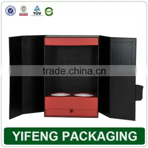 Sale! High Quality Luxury Foldable Cardboard Paper Wine Box for Single Chanpagne Bottle Packaging in China Manufacturer thumbnail-6