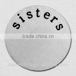 B11 2015 New Jewelry Initial Disc Floating Locket Plates Charms thumbnail-1