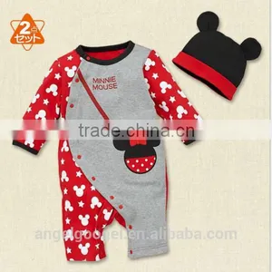Organic Cotton Baby Rompers Wholesale Baby Clothes AG-LA0005 thumbnail-3