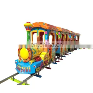 Mini Train Track Rides for Sale Small Amusement Park for Outdoor and Indoor Electric Train for Kids and Adult thumbnail-1
