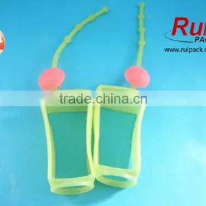 29/30ml Cute Hand Sanitizer Silicone Holder With Glitter / Shimmering Powder thumbnail-4