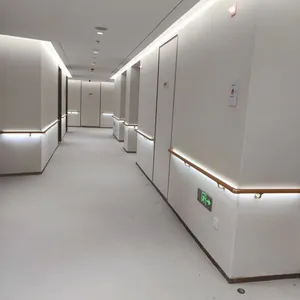 LED Corridor Handrail, Wall-mounted Handrail for Nursing Homes, Passage Handrail thumbnail-2