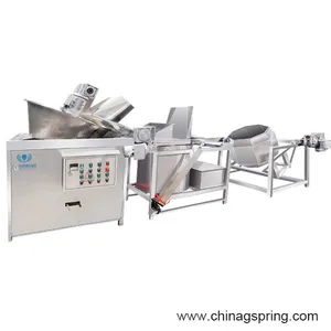 Semi-automatic Batch Fryer Food Frying Machine for Nuts Fruit Vegetable Potato Chips Frying Snack Food Processing Equipment thumbnail-1