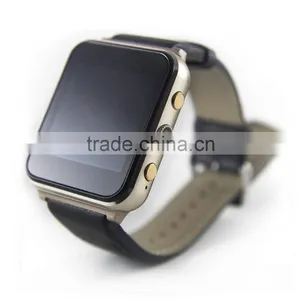 IOS Android Heart Rate Monitor Watch With Leather Band thumbnail-1