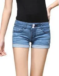 Women's Denim Shorts thumbnail-1