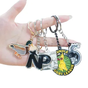 Factory Wholesale Cheap Price Custom Irregular Shape Custom Logo 2d 3d Car Keyring Metal Enamel Keychain Metal Key Chains thumbnail-1