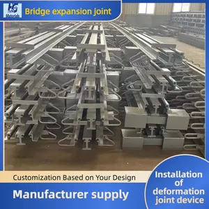 Installation of E60 Type Steel Expansion Device Plate With Manganese Steel Strip and Rubber Strip for Highway Bridge Expansion Joints thumbnail-4