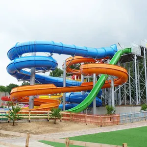 Water Park Equipment Manufacturer, Large Slides, Open Slides, Body Slides, Fiberglass thumbnail-4