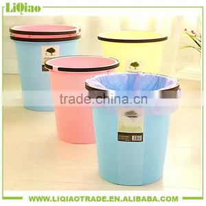 Portable Wastepaper Baskets or Bucket With Compression Ring thumbnail-1