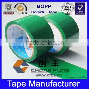 Color Coded Sort & Identify Acrylic BOPP Adhesive Green Color Transparent Tape thumbnail-1
