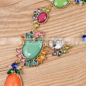 Luxury Multicolor Statement Necklaces Fashion Necklaces 2016 thumbnail-3