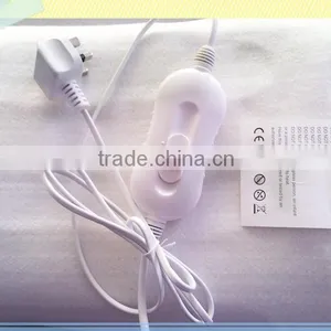 Turkish Customer Visit Our Hongkong Exhibition for Polyester Electric Blanket With CE,ROHS Certification thumbnail-2