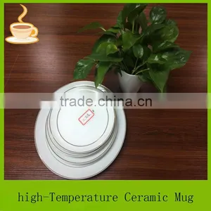 Gold Charger Plates / Wholesale Dinner Plates / Bulk Ceramic Plates / Houseware thumbnail-1