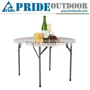 Plastic Folding Wholesale Plastic Round Portable Outdoor Camping Picnic Banquet Table Quality Choice thumbnail-1