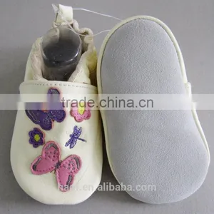 2016 Nice Girl Boy Kids Sheep Leather Baby Shoes With Soft Sole thumbnail-4
