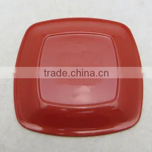 High Quality Best Selling Products 12 Inch Plastic Square Bamboo Plate thumbnail-2