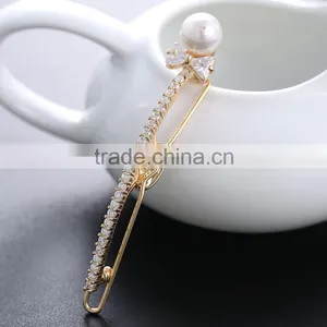 HappyBaby Shinning Pearl Barrettes CZ Diamond Rhinestone Headwear Hair Clips Hairpin Hair Pin BB Clip thumbnail-6
