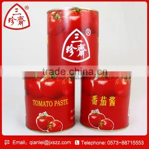 China Supplier Double Concentrated Canned Canned Tomato Paste Cheaper Price thumbnail-1
