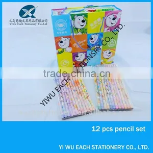 7inch HB Color Eraser Pencil Set thumbnail-1