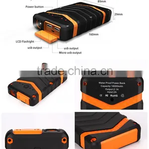 Multi-protect 18000 Mah Power Bank Portable Capacity With Dual Usb Led Power Bank thumbnail-1
