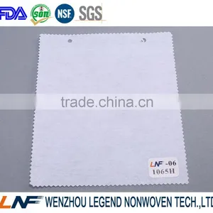 Hard 100% Polyester Nonwoven Fabricinterlining for Garment 1065H thumbnail-1