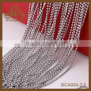 High Quality Nice Silver Color Metal Round Ball Chain thumbnail-5