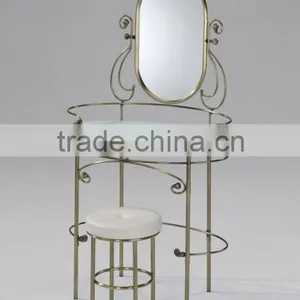 Classic Anitque Tempered Glass / Bed Room Set/ Mirrow thumbnail-1